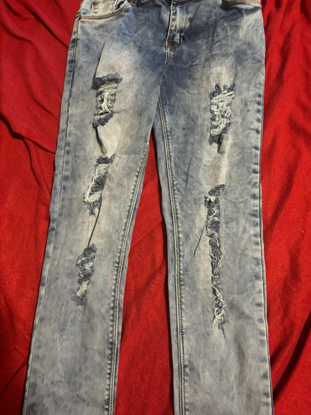 Fatal Distressed Light Wash Jeans - photo 2