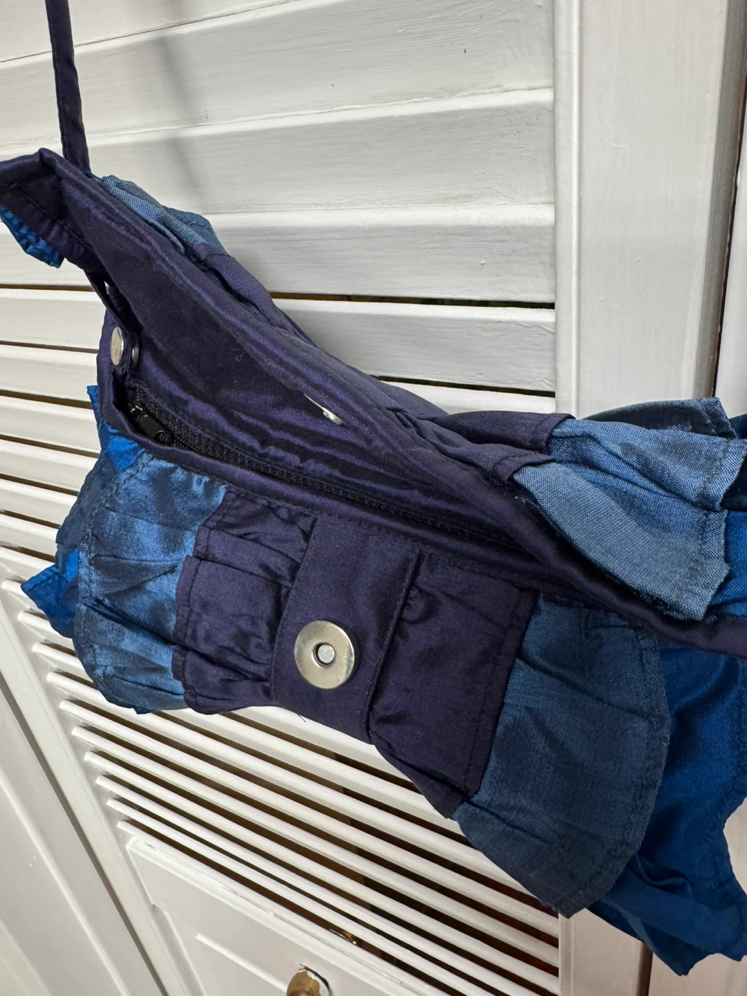 Daniela Tovazzi Blue Bow Clutch Purse - photo 4
