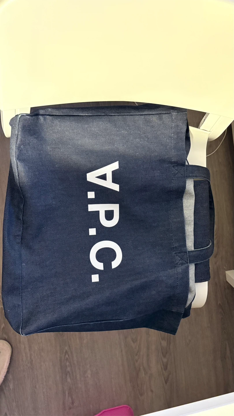 A.P.C denim Daniela tote bag