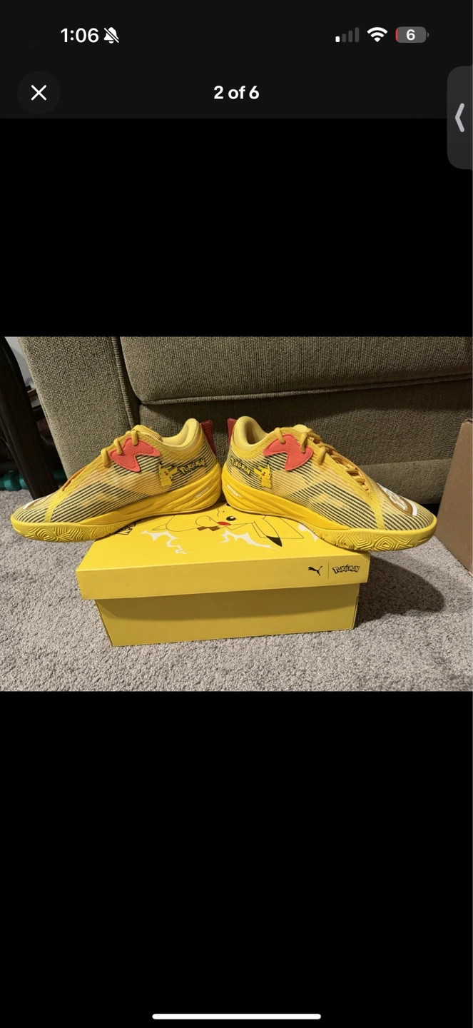 Men’s size 9.5 Pokemon 30th anniversary x Puma