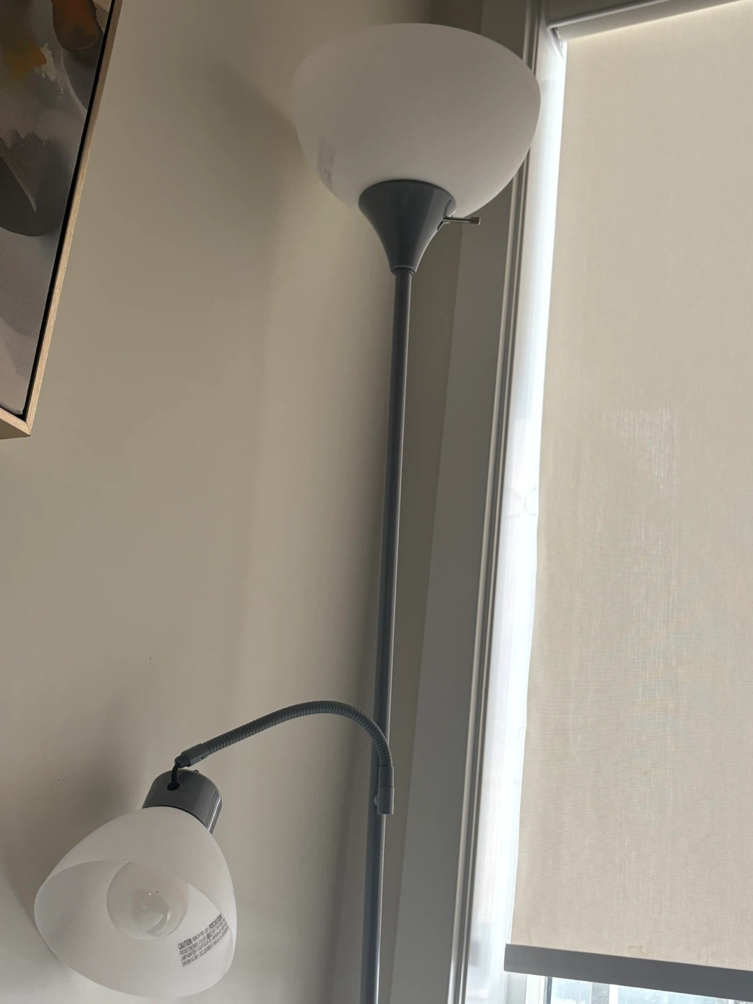 Adjustable Floor Lamp with Reading Light