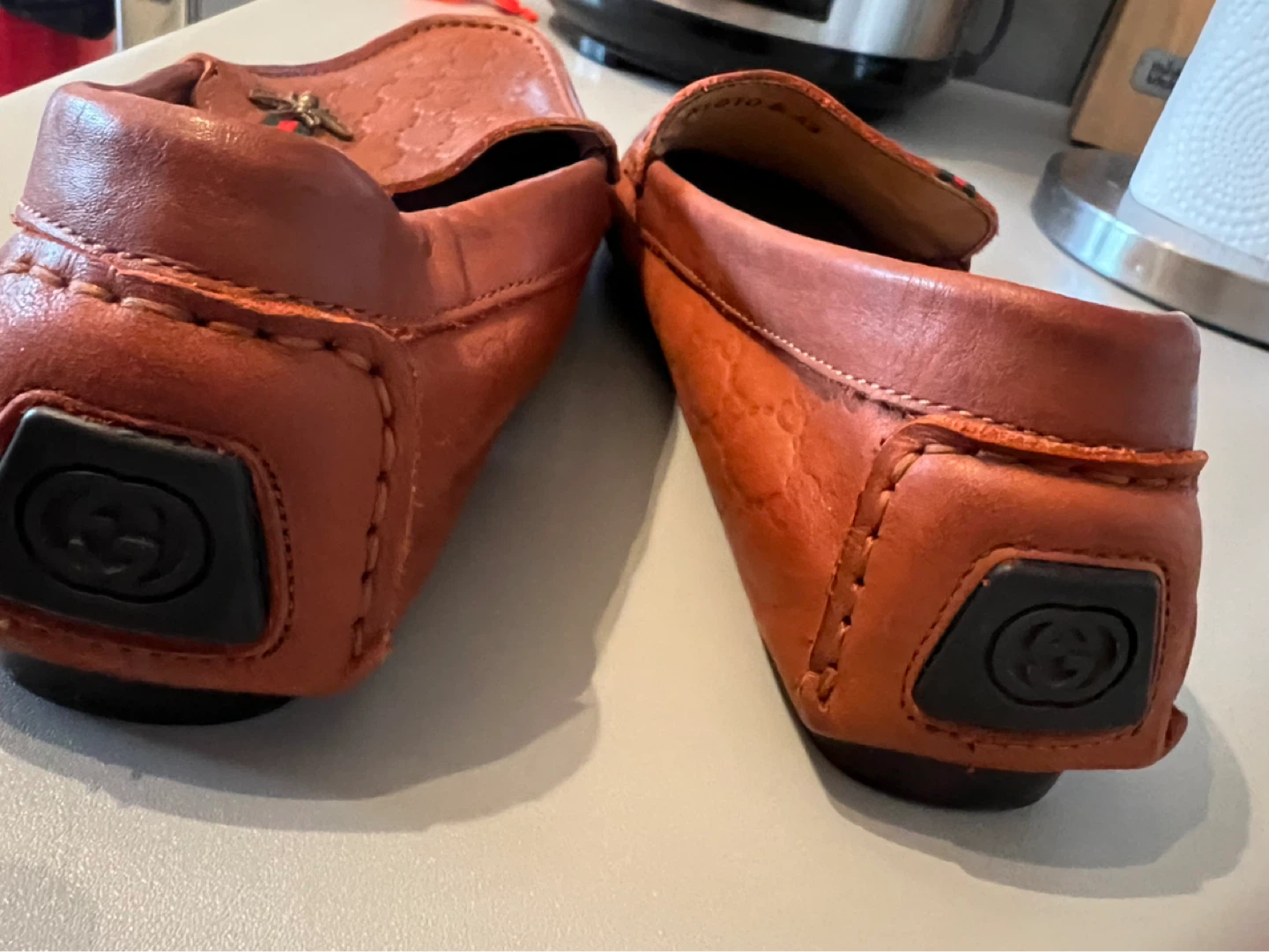Brown Leather Loafers Size 43 - photo 2