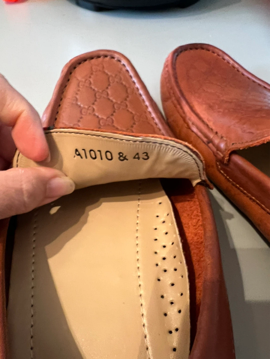 Brown Leather Loafers Size 43 - photo 3