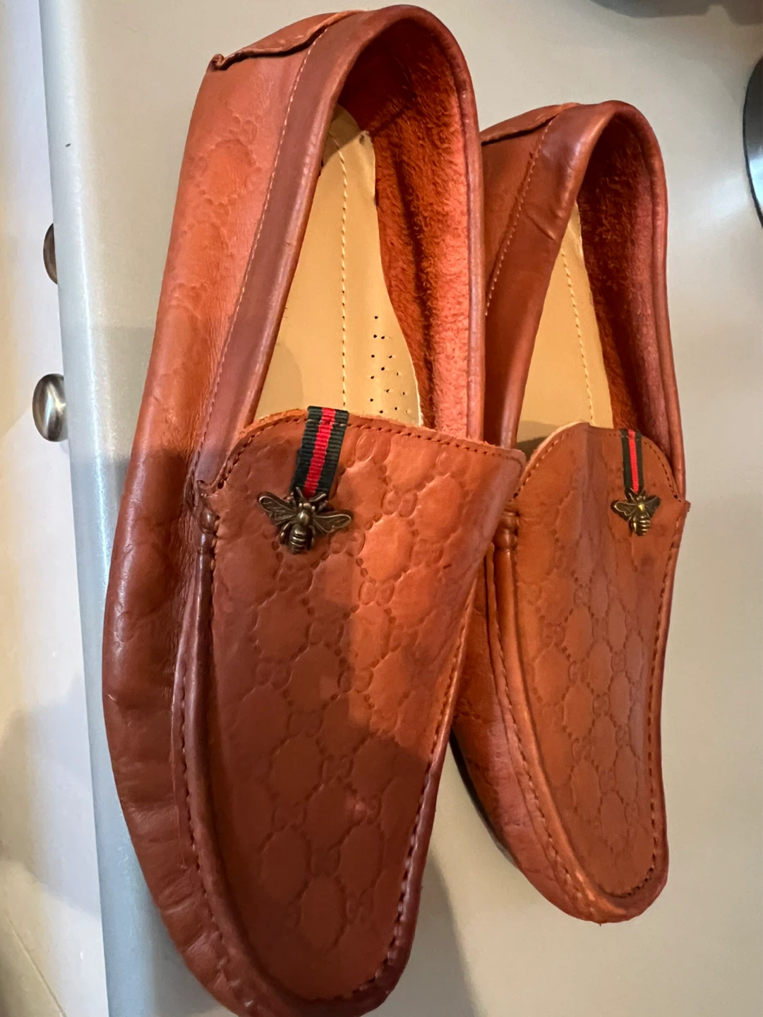 Brown Leather Loafers Size 43 - photo 5