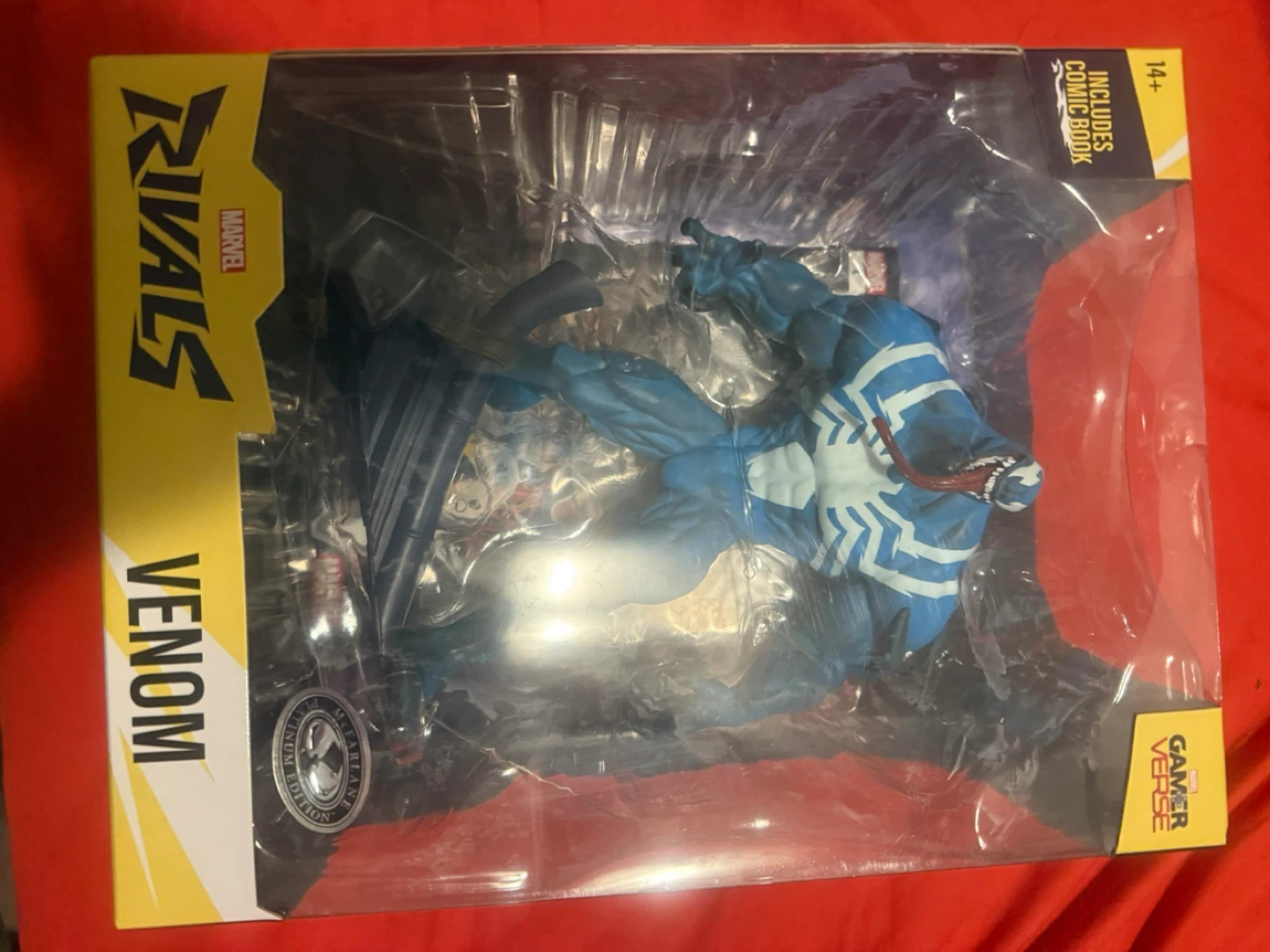 Platinum Chase Edition Marvel Rivals Venom Action Figure