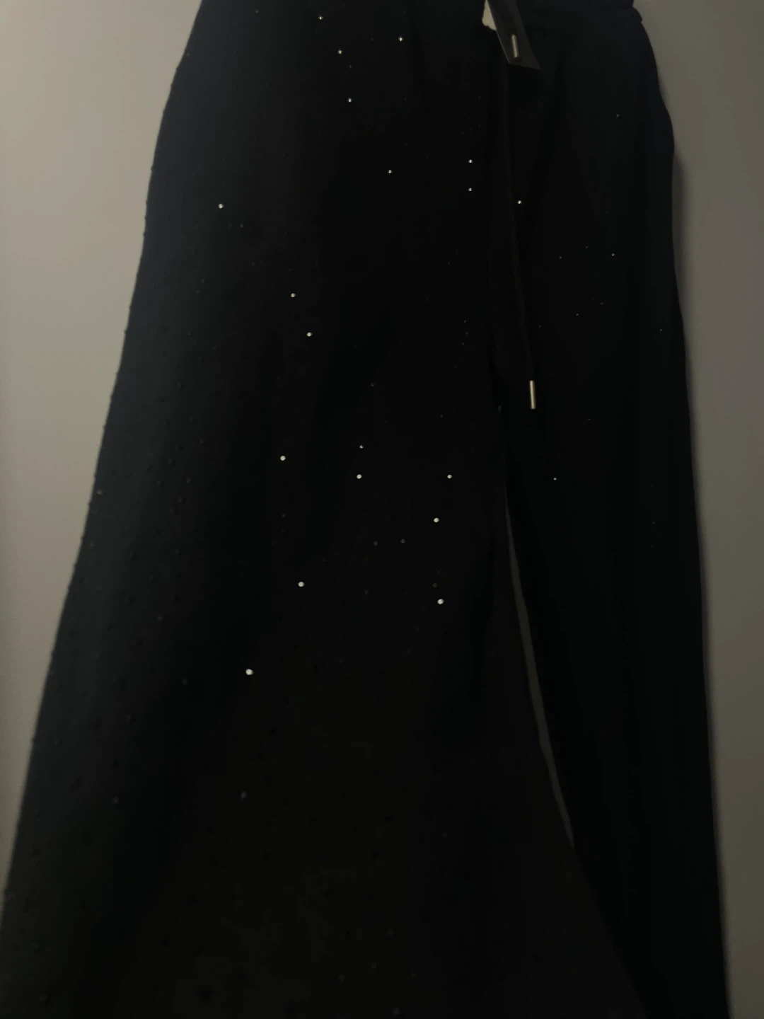 Black Sequin Detail Sweatpants - photo 4