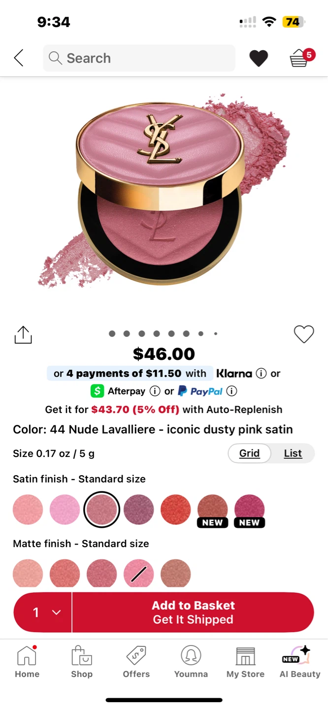 Ysl blush