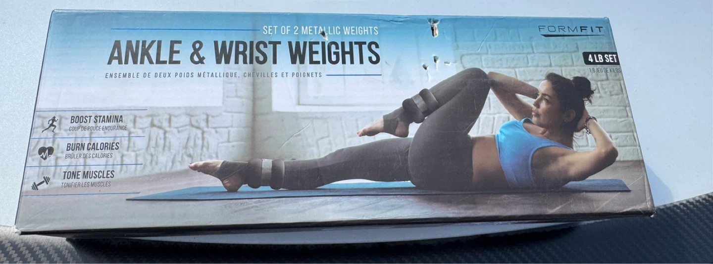 FormFit Ankle & Wrist Weights - 4 LB Set
