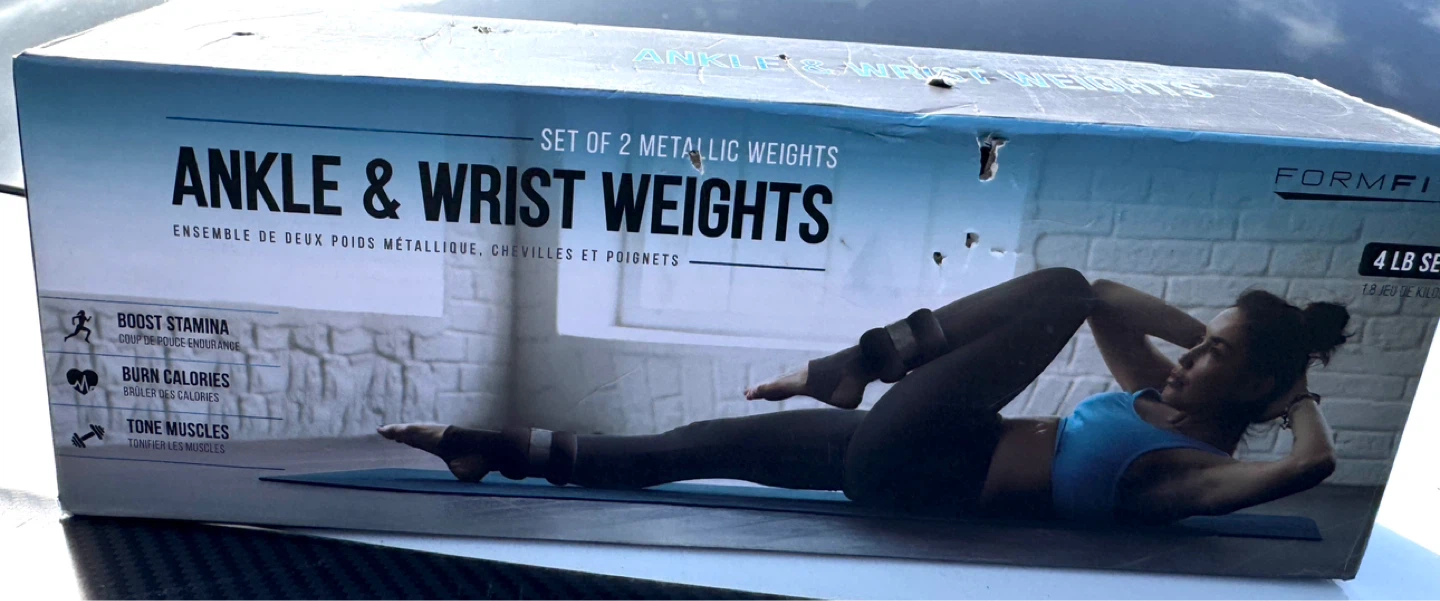 FormFit Ankle & Wrist Weights - 4 LB Set - photo 3