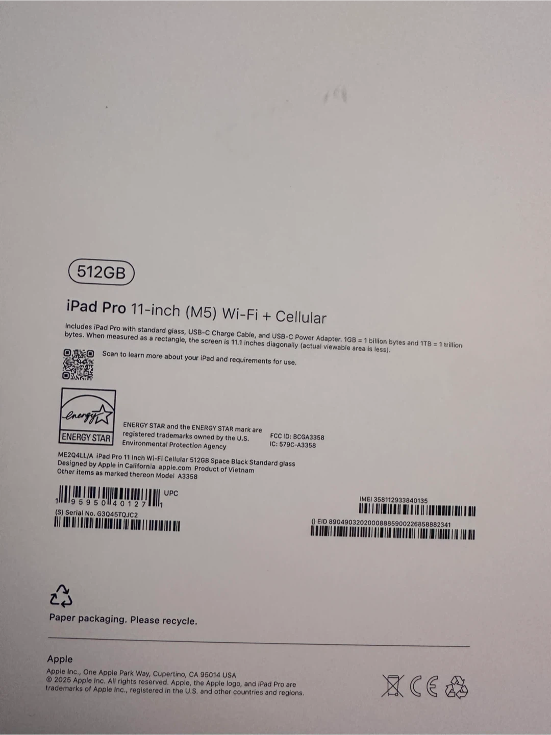 Apple iPad Pro 11-inch (M5) Wi-Fi + Cellular 512GB - photo 5