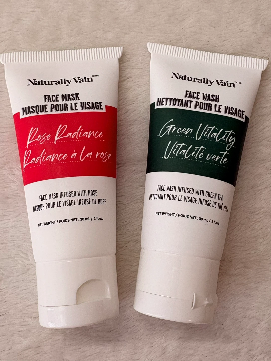 Naturally Vain Skincare Set Lotion Rose Elixir Toner Bath Lot - photo 4