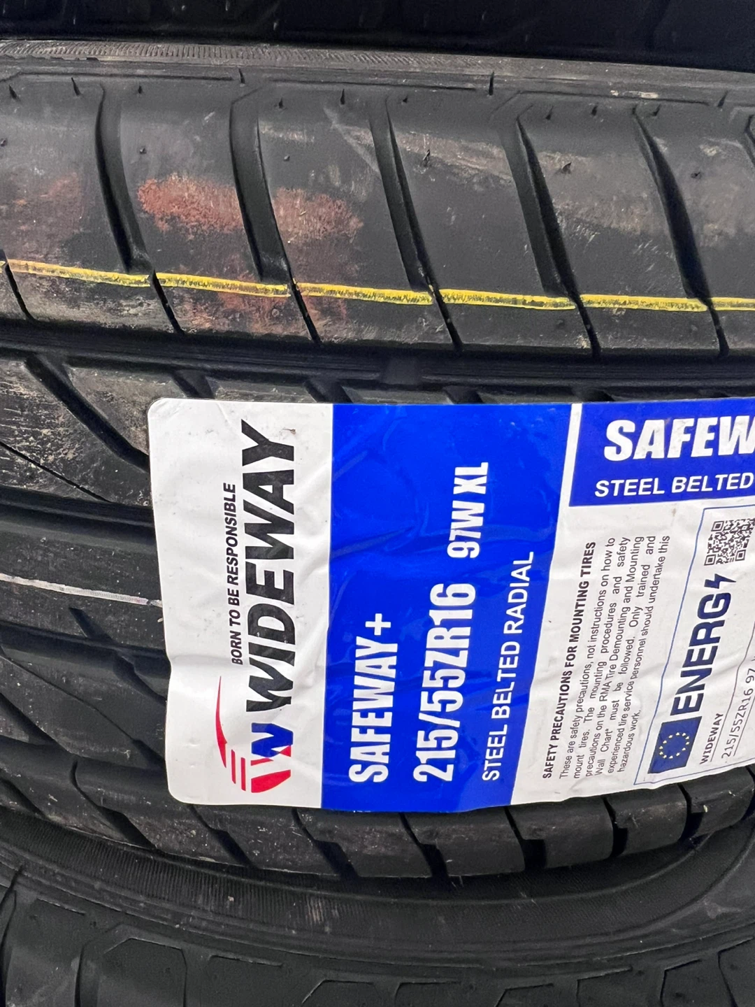 Wideway Safeway+ 215/55ZR16 97W XL Steel Belted Radial Tires