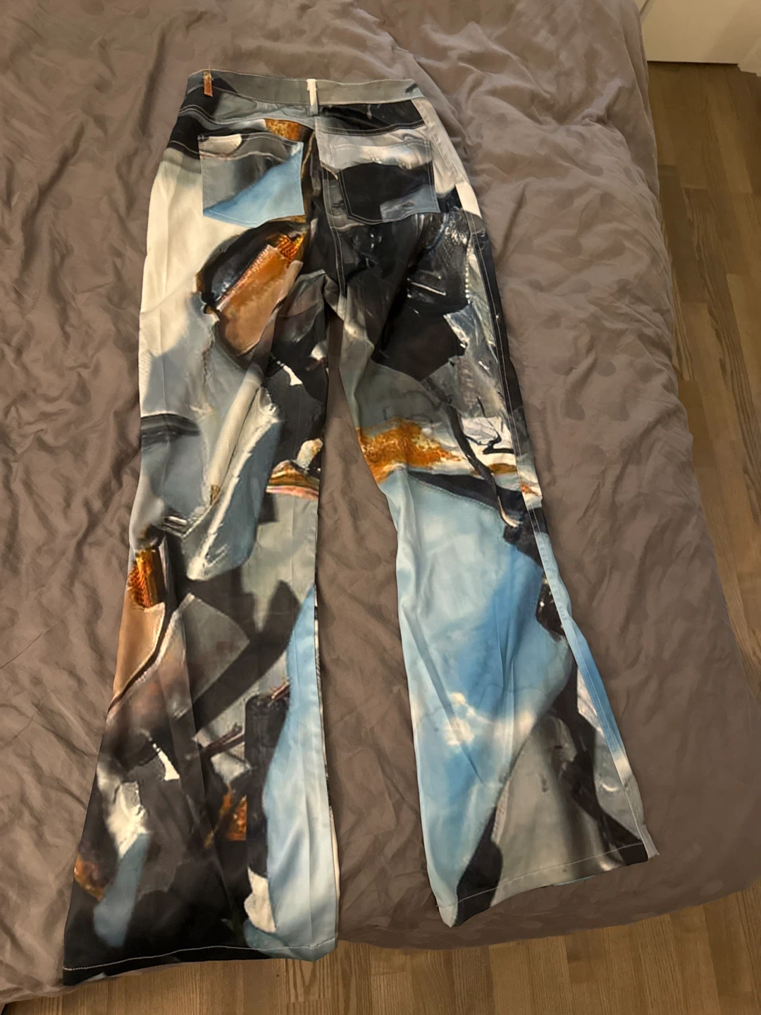 OkayThxBye Graphic Print Flare Pants - photo 4