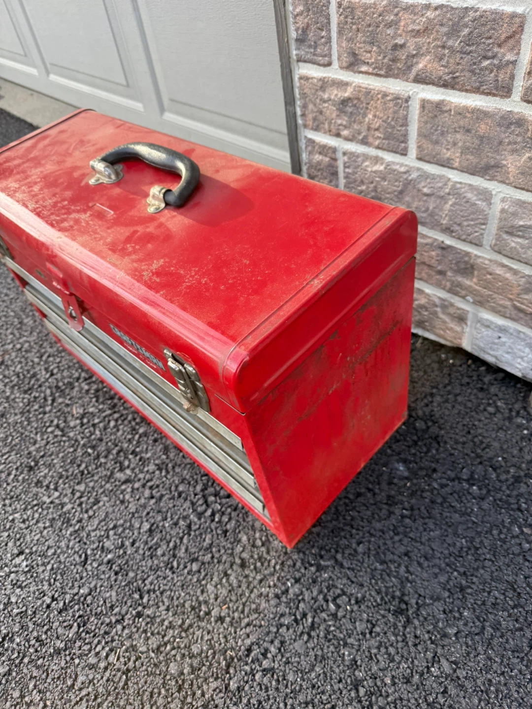 Red Craftsman 3-Drawer Metal Toolbox - photo 3