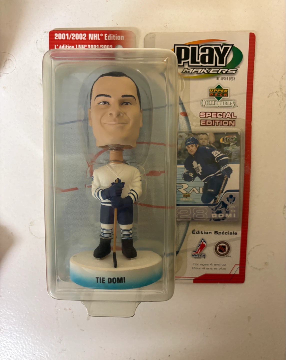 Upper Deck Playmakers Tie Domi Bobblehead Special Edition