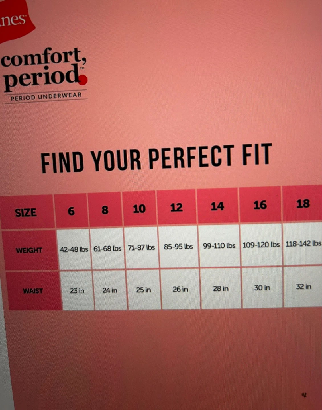 2 Pack, Hanes Comfort Period Period Underwear - Size 8 - photo 3
