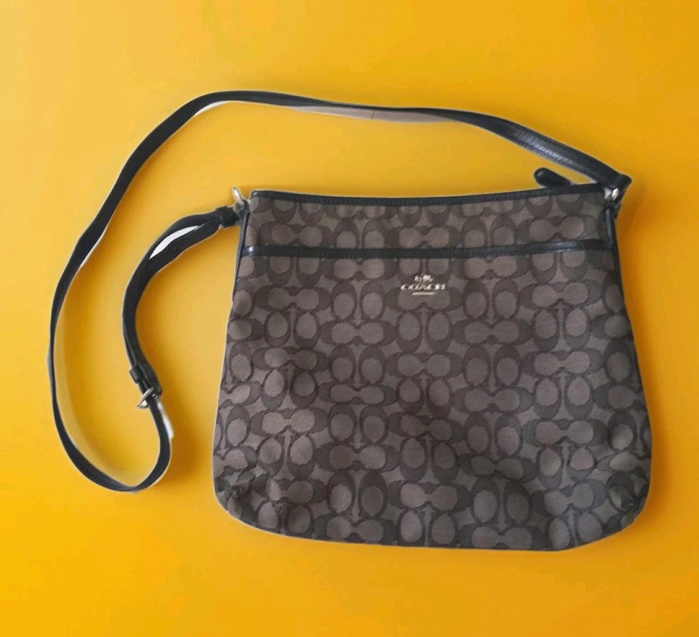 Coach Signature C Monogram Crossbody Bag