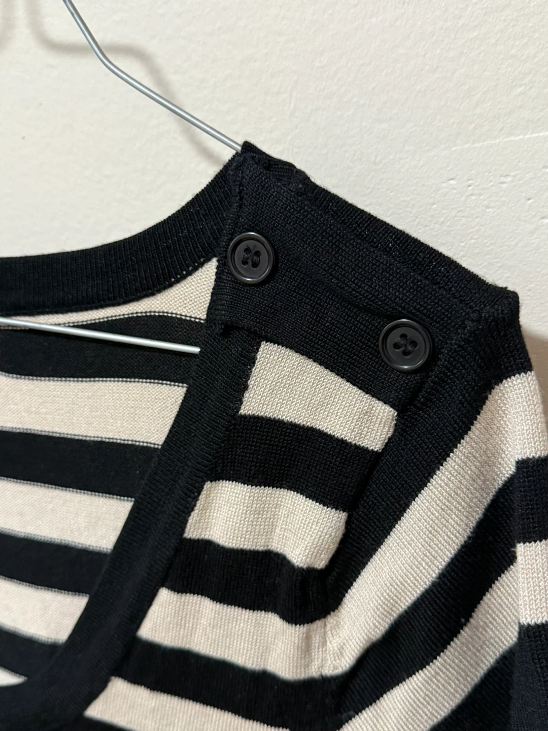 Apt. 9 Striped Knit Top - Black, White & Red - photo 5