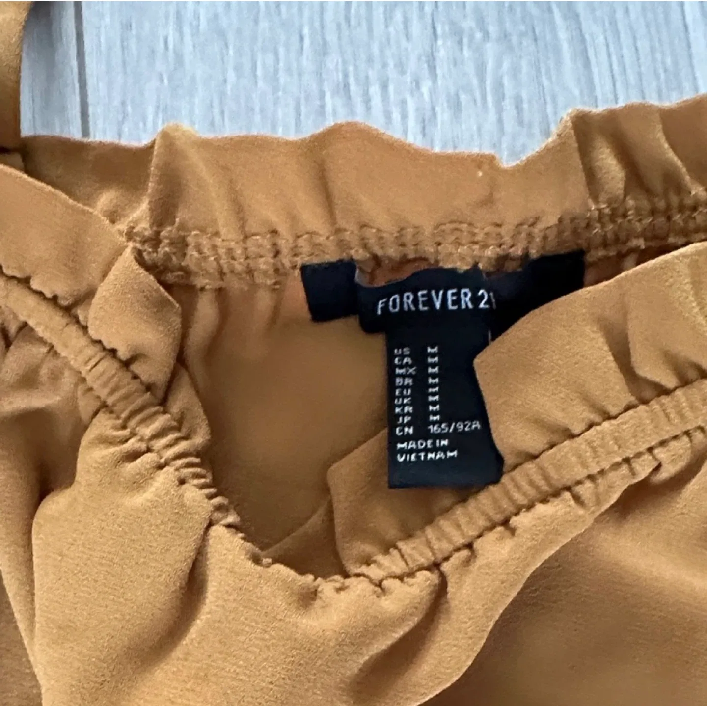 Forever 21 Mustard Mini Dress Size M - photo 2