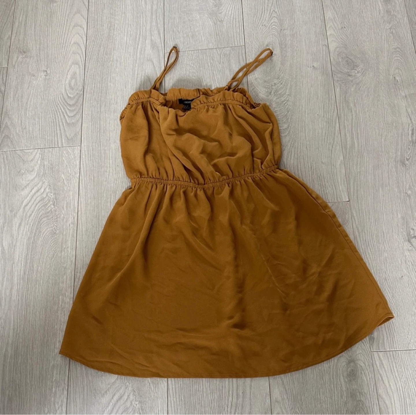 Forever 21 Mustard Mini Dress Size M