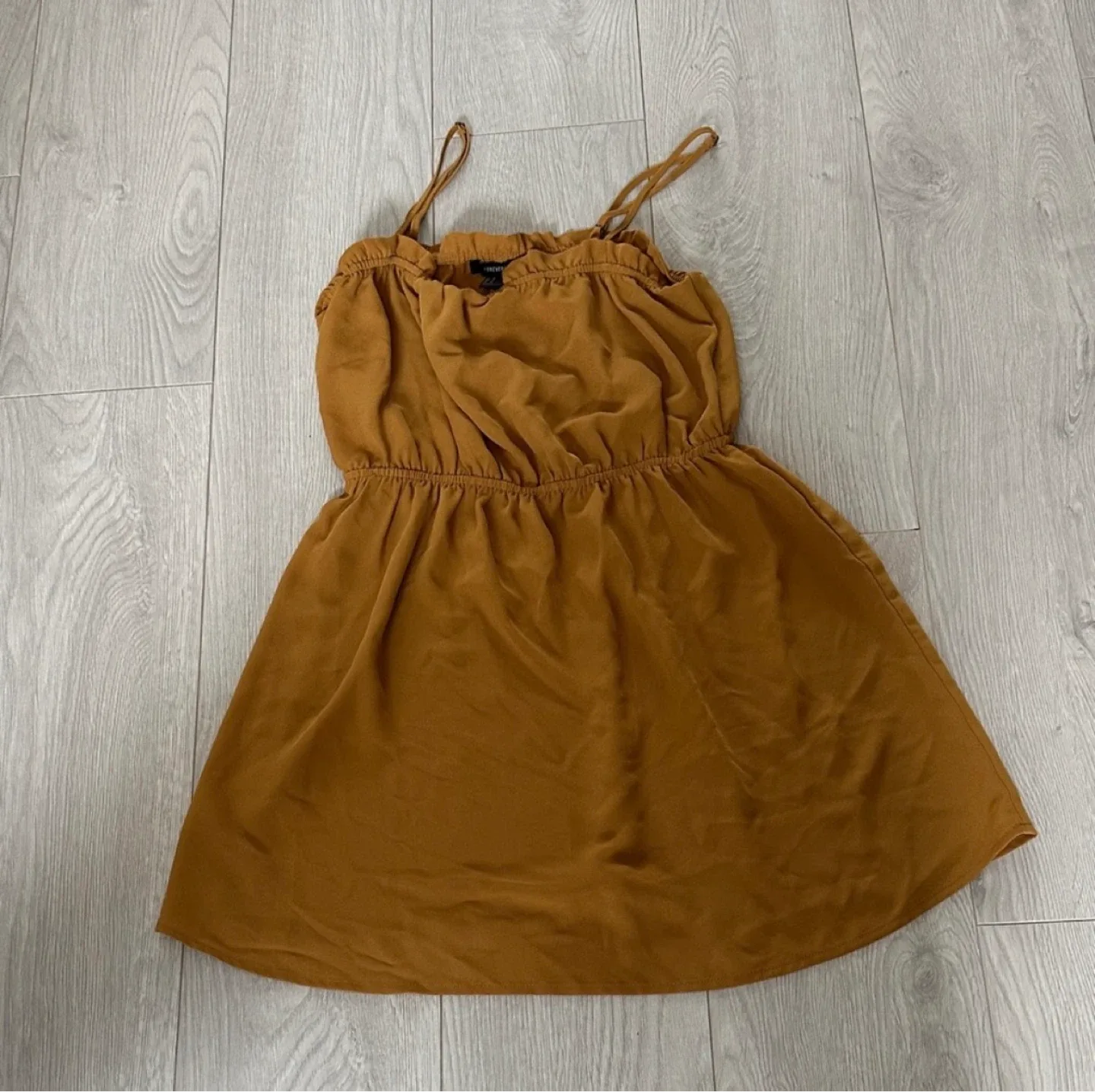 Forever 21 Mustard Mini Dress Size M