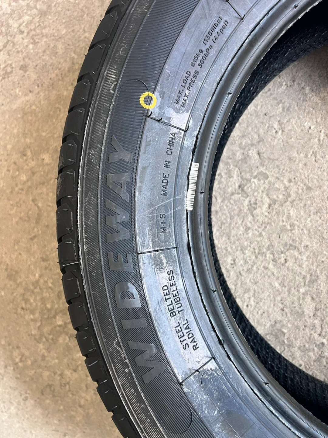 Wideway Safeway+ 195/65R15 91V Steel Belted Radial Tire - photo 4