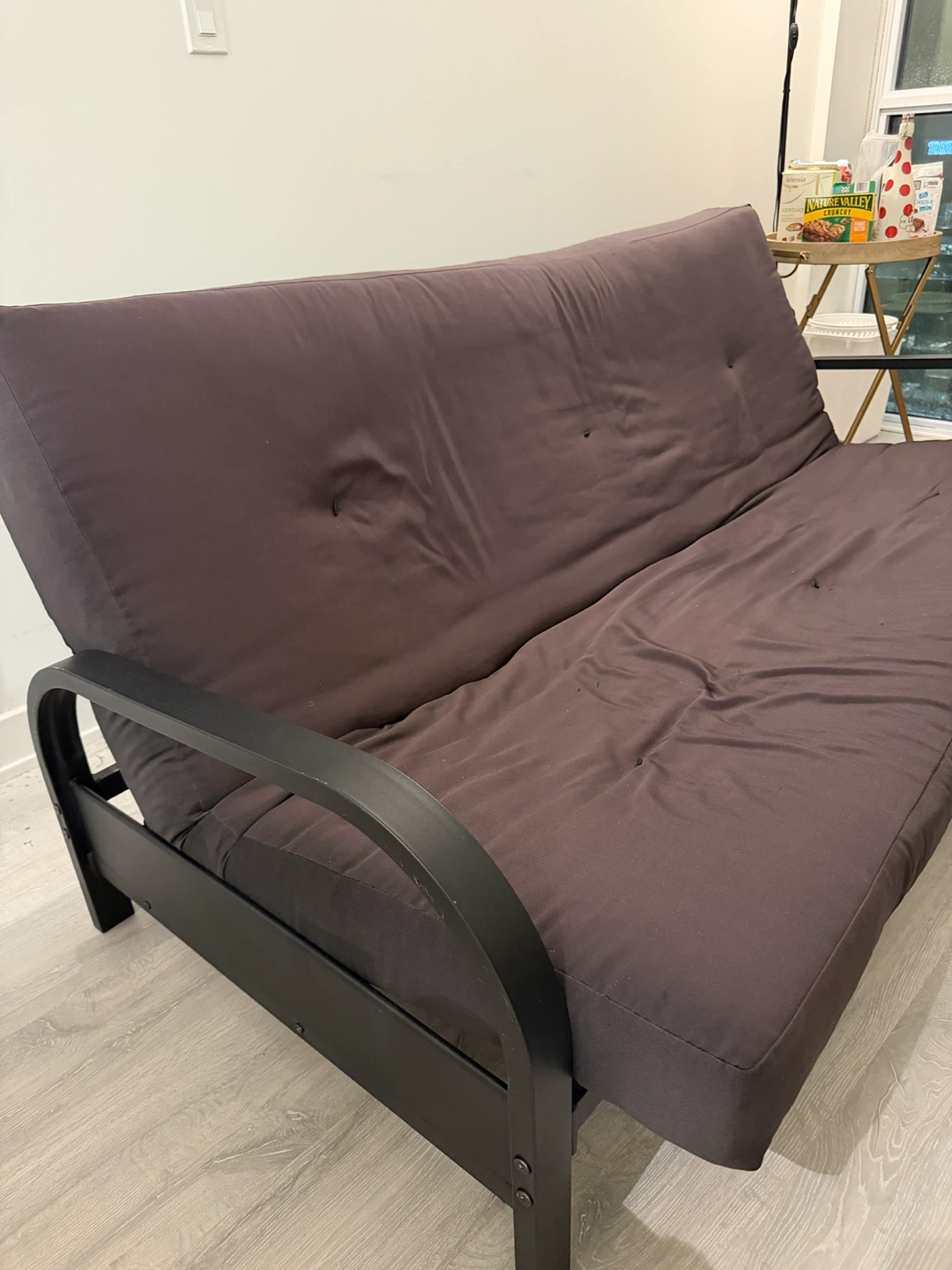 Dark Brown 3-seater Sofa Bed
