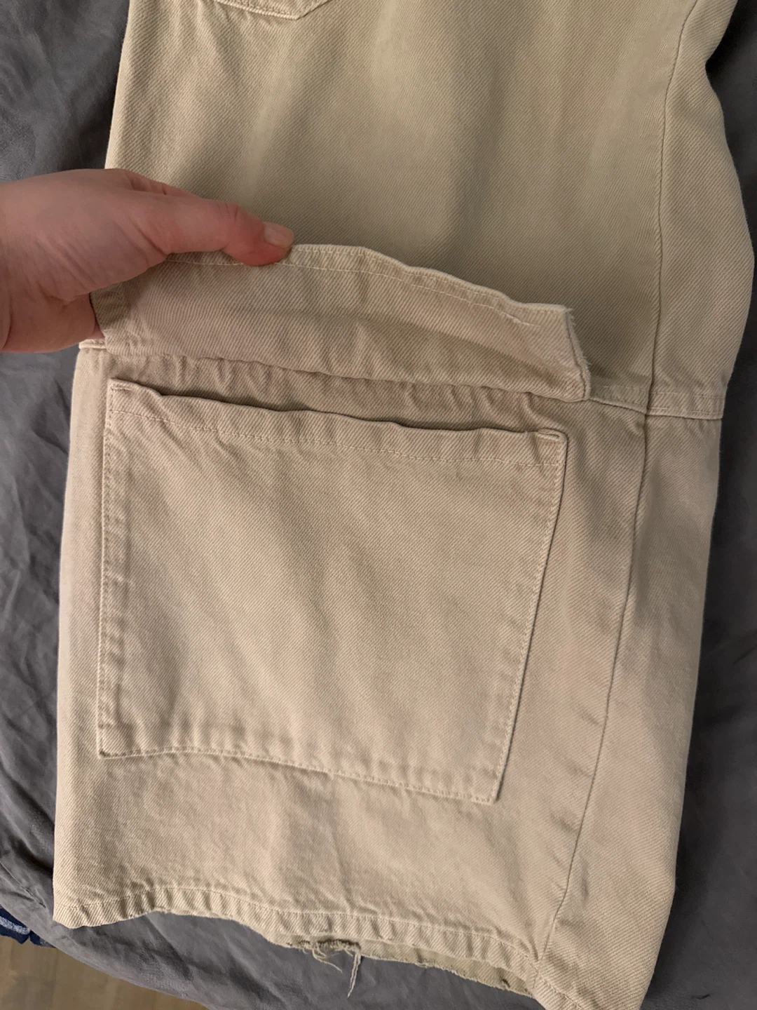 ZARA Beige Cargo Pants - photo 2