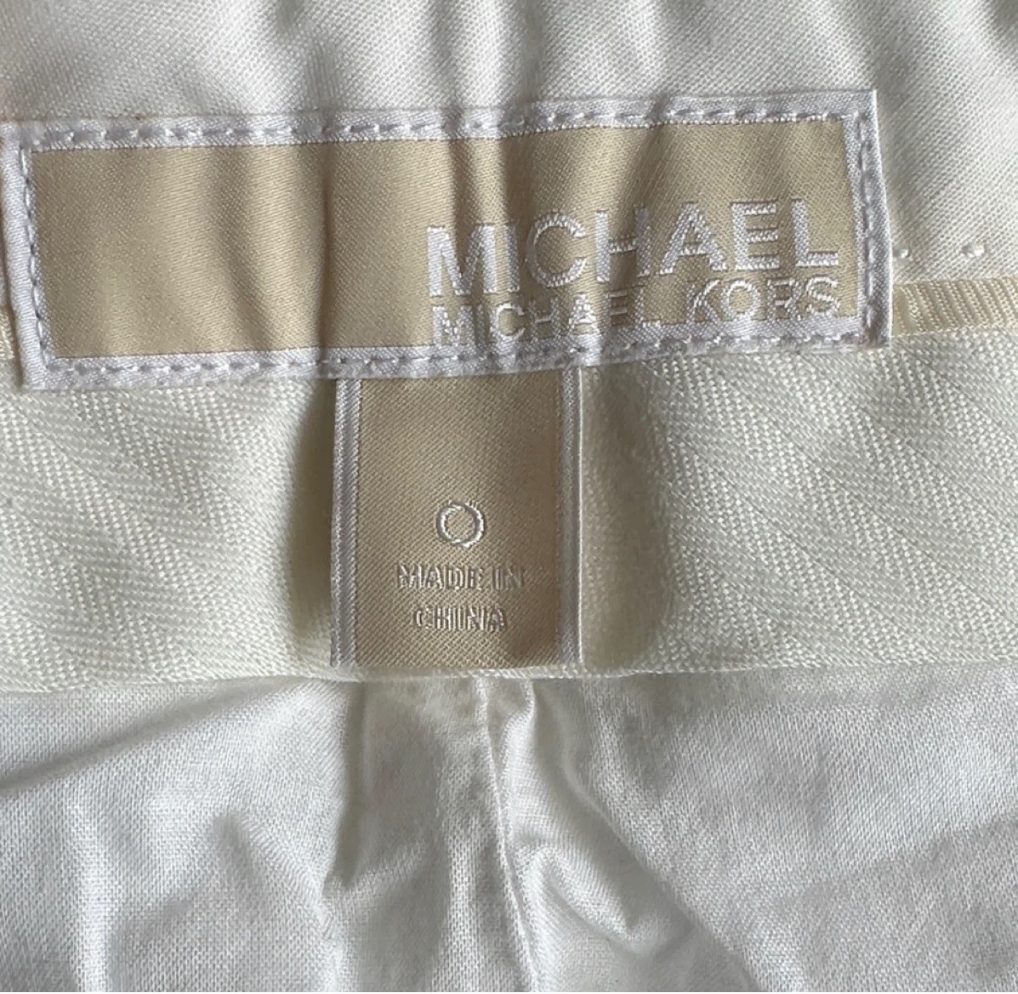 Michael Kors White Linen Blend Pants Size 0 - photo 2