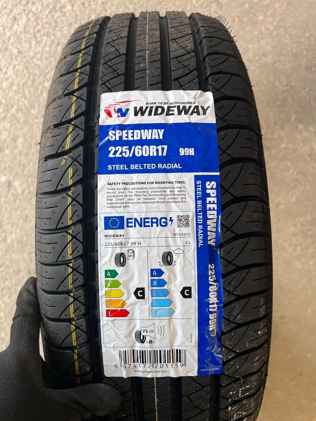 Wideway Speedway 225/60R17 99H Steel Belted Radial Tire