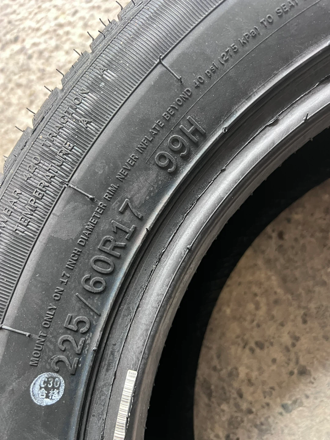 Wideway Speedway 225/60R17 99H Steel Belted Radial Tire - photo 4