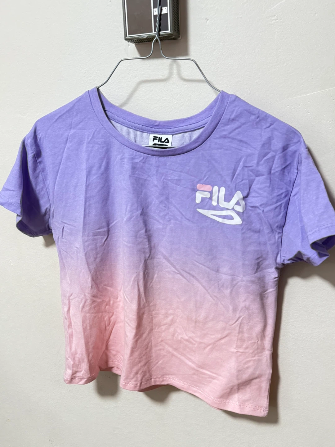 Fila T-Shirt Ombre Purple Pink Size L/G (10/12)