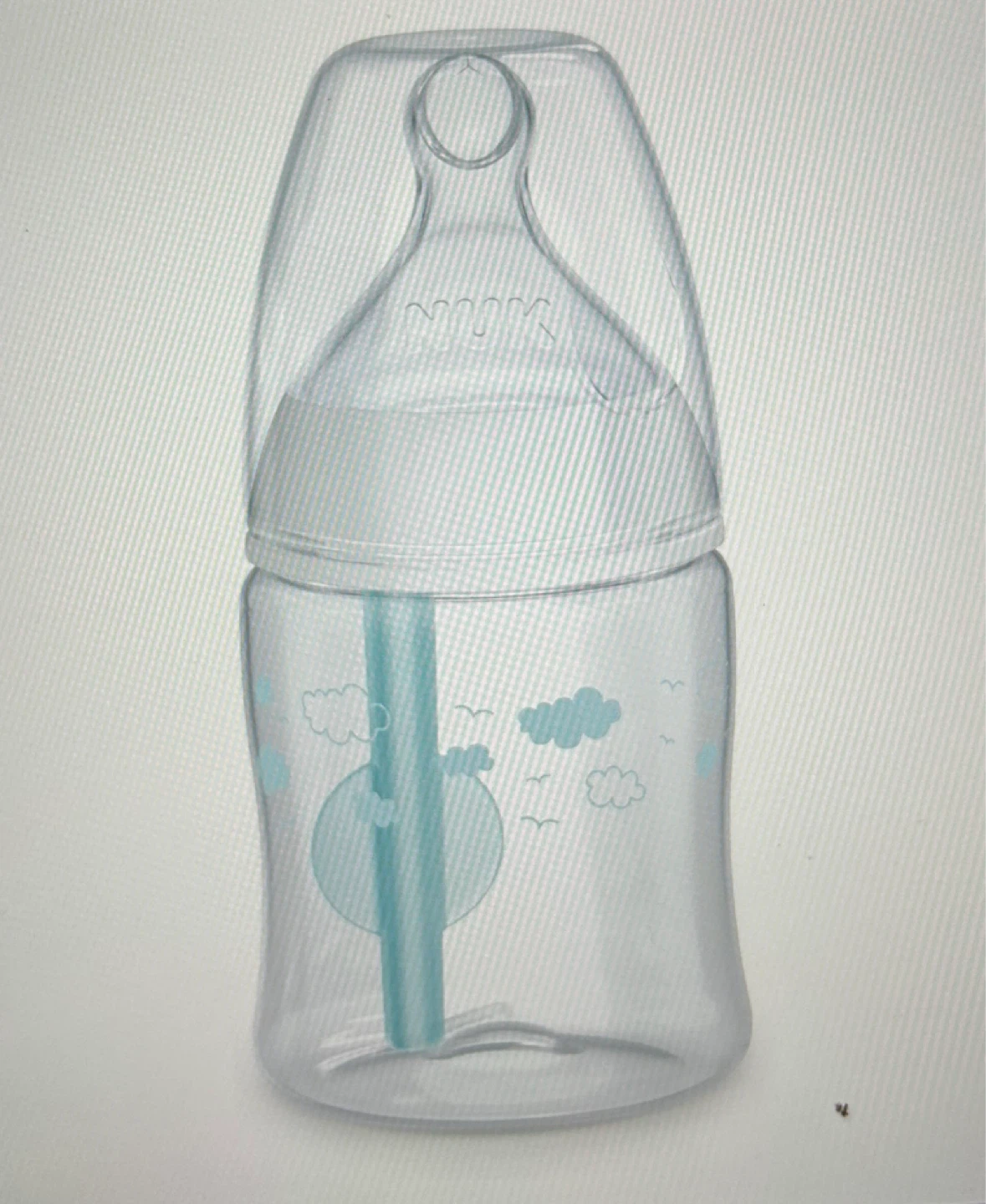 NUK Baby Bottle + 2 Pack Replacement Nipples - photo 2