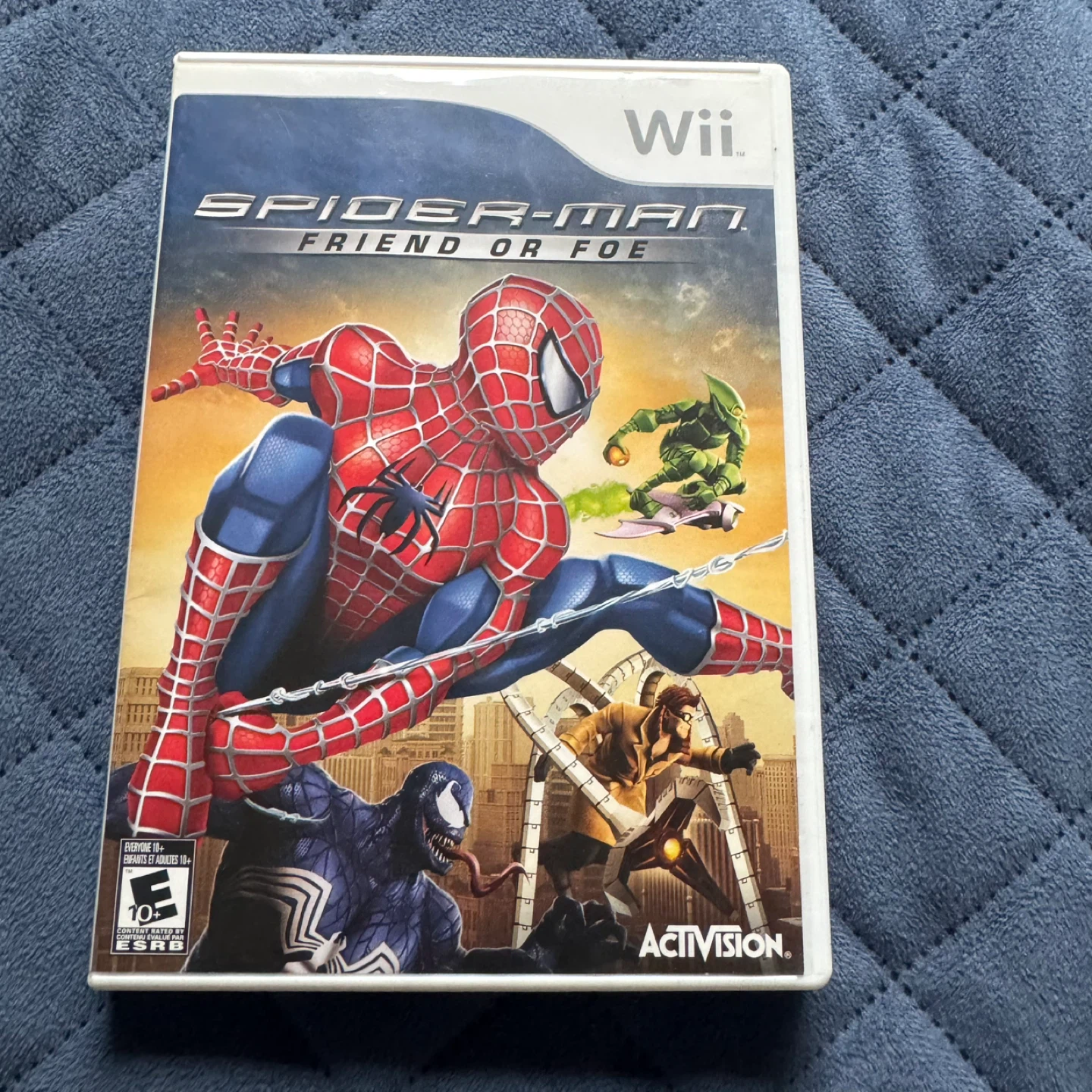 Spider-Man: Friend or Foe Nintendo Wii Game UNTESTED AS IS