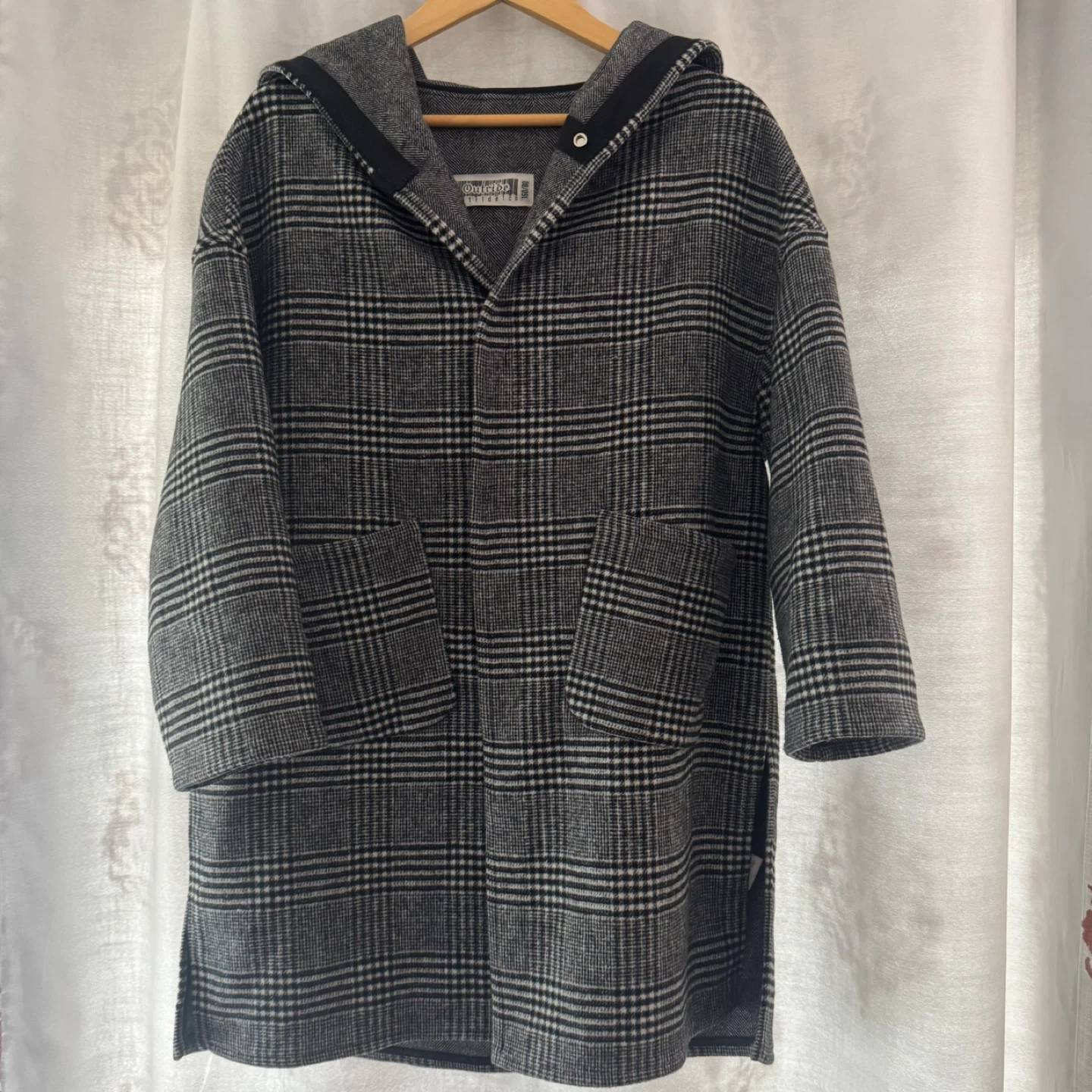 Outride Plaid Hooded Coat