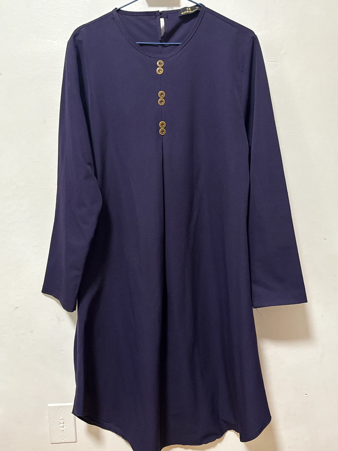 Ecesun Women's Dark Purple Dress Size 44