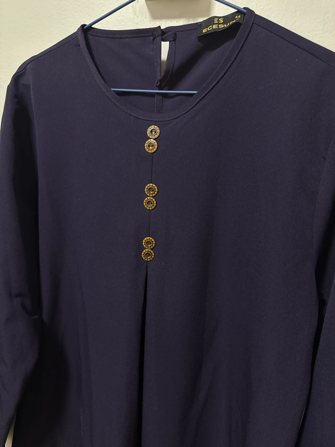 Ecesun Women's Dark Purple Dress Size 44 - photo 2