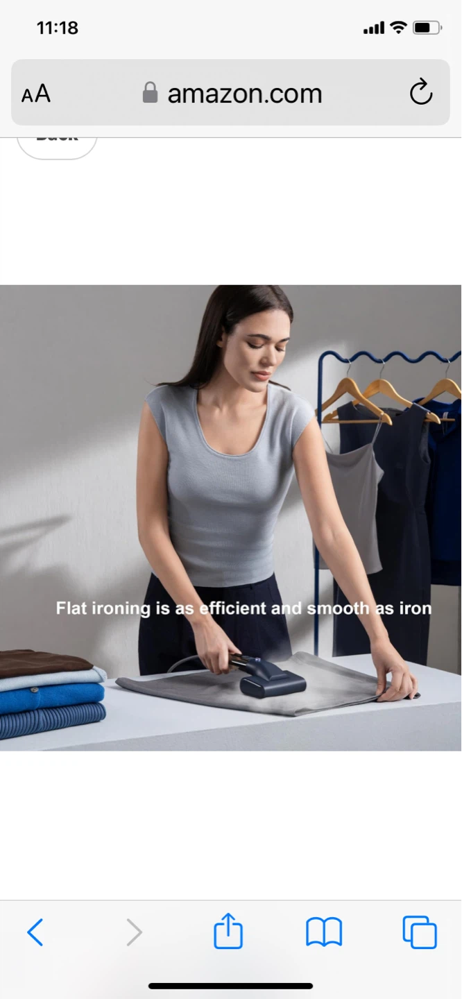 NXUOO G10 Handheld Garment Steamer, 1200W, Navy Blue - photo 4
