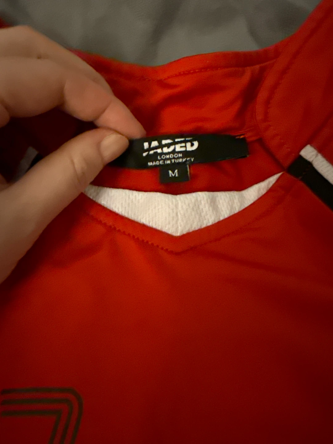 Jaded Archives Red Jersey T-Shirt - photo 2