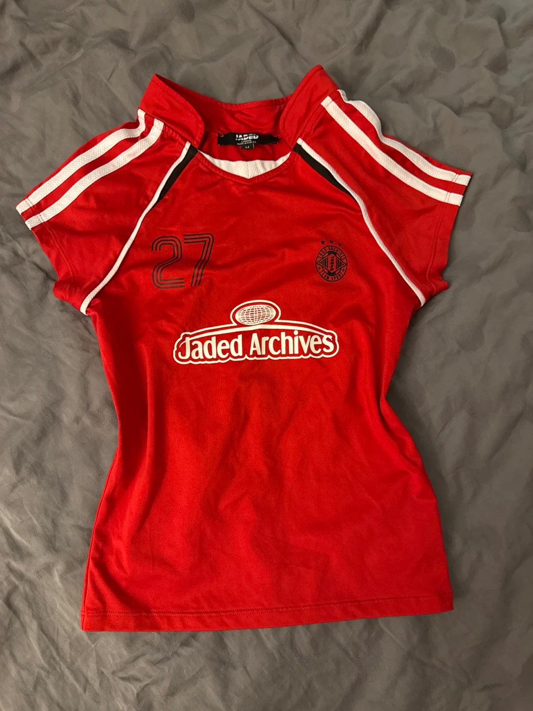 Jaded Archives Red Jersey T-Shirt
