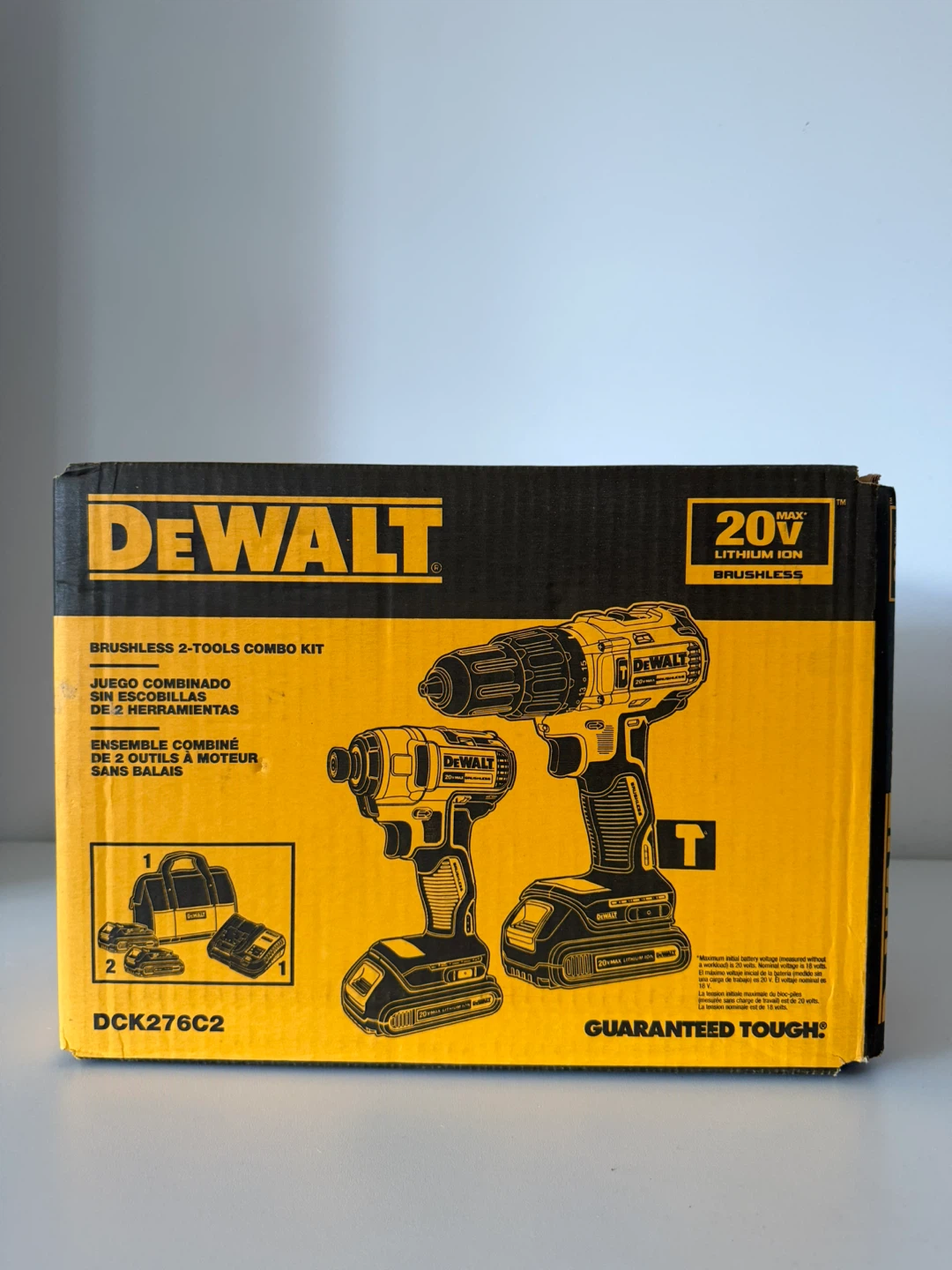 DEWALT Brushless Cordless Hammer Drill, Impact Driver Combo Kit