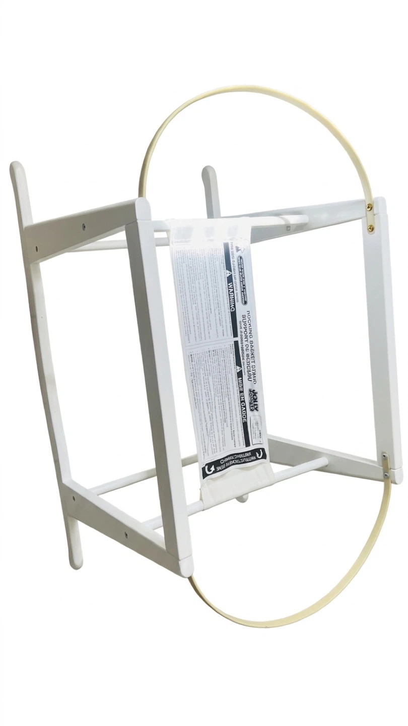 Jolly Jumper Rocking Basket Stand - White
