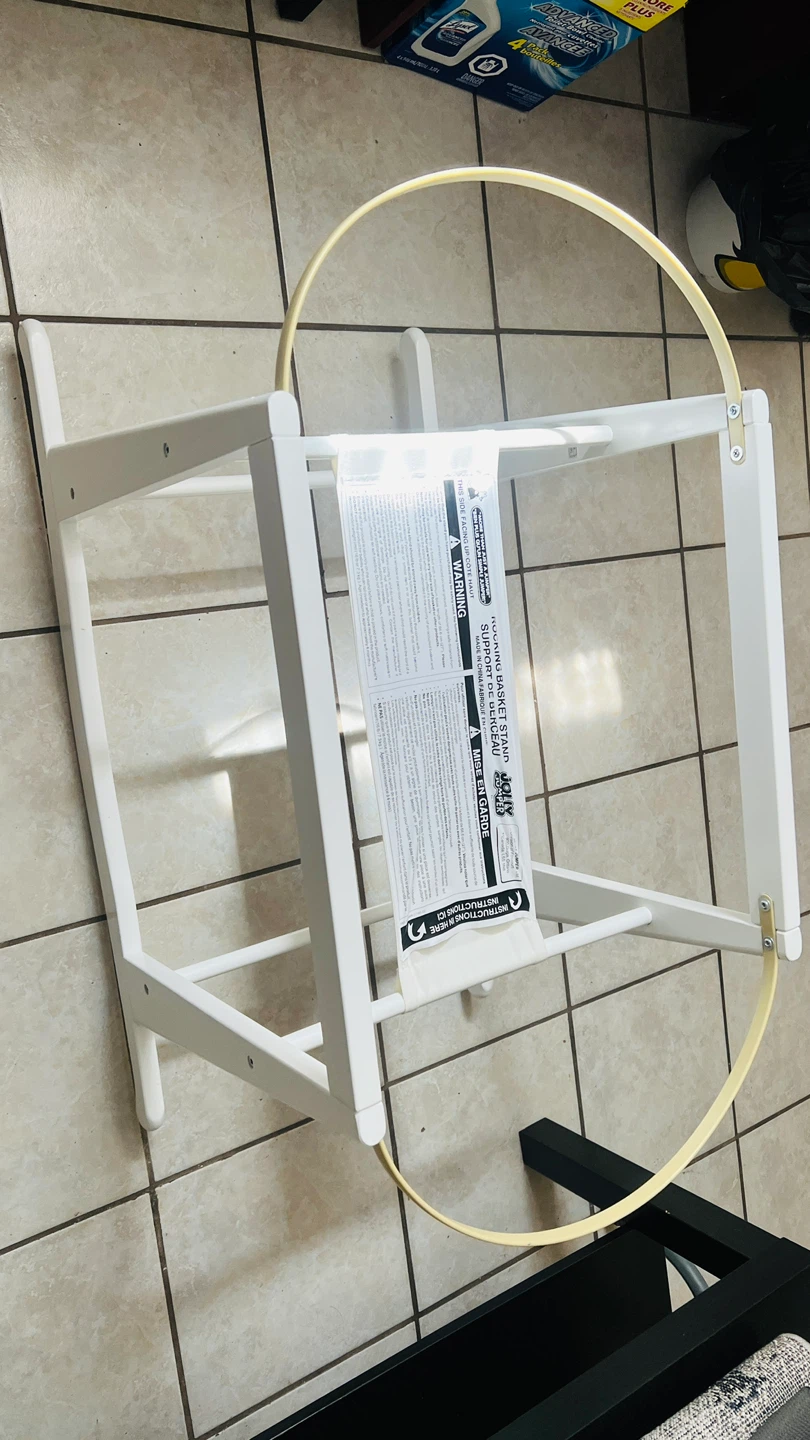 Jolly Jumper Rocking Basket Stand - White - photo 4