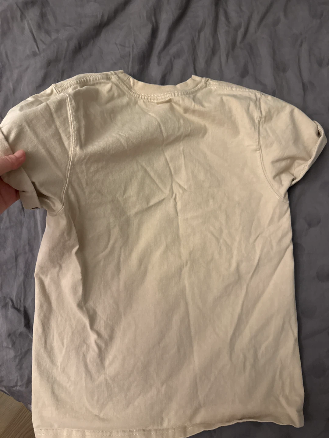 100% Cotton Light Tan T-Shirt - photo 2