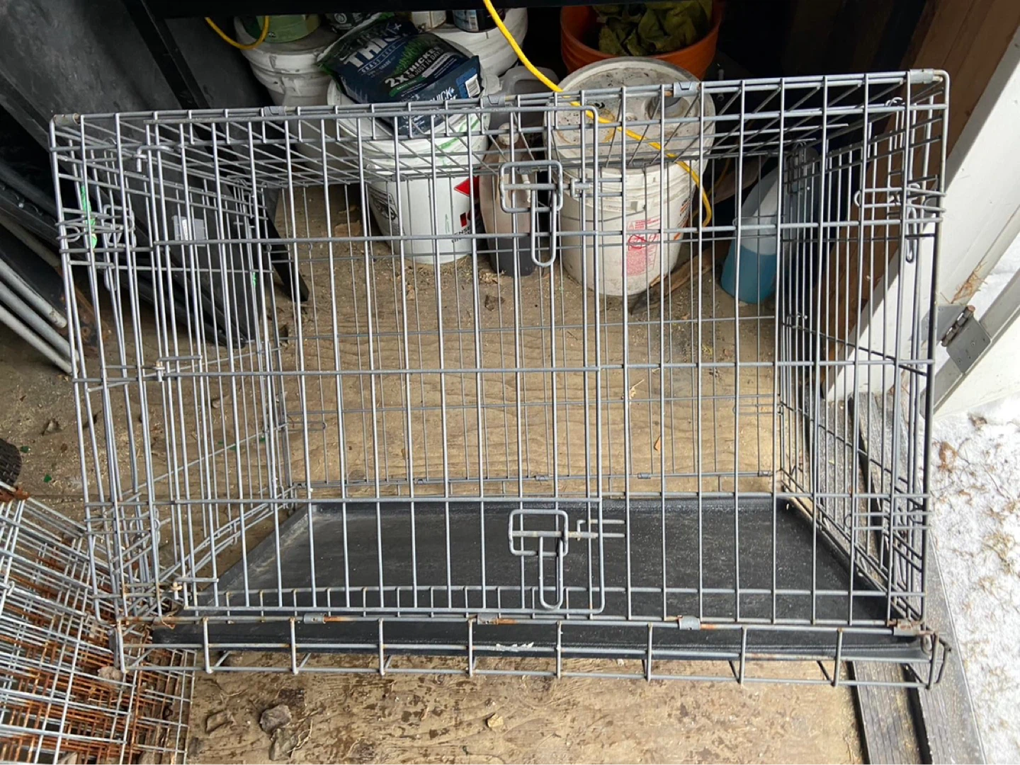 Wire Dog Crate / kennel with Tray - photo 3