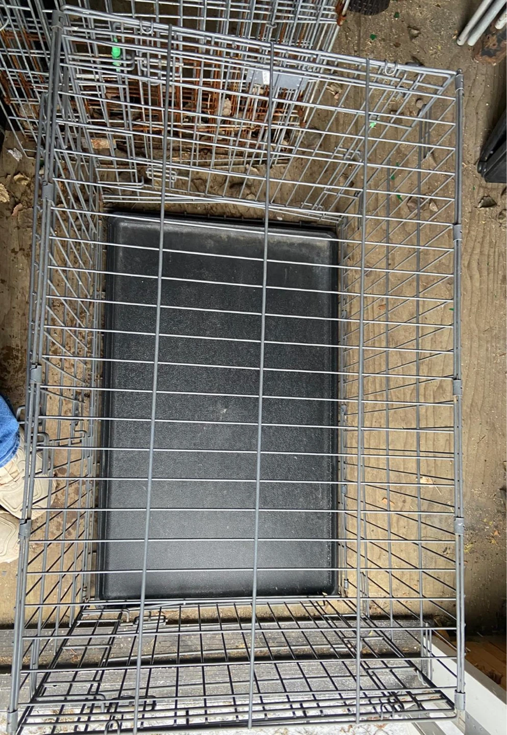 Wire Dog Crate / kennel with Tray - photo 2