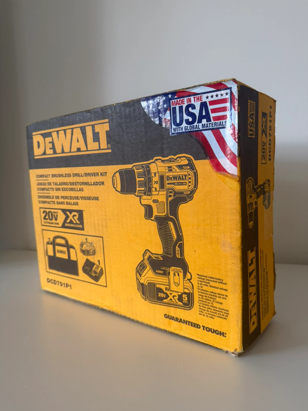 DEWALT 20V MAX XR Compact Brushless Drill/Driver Kit - photo 2