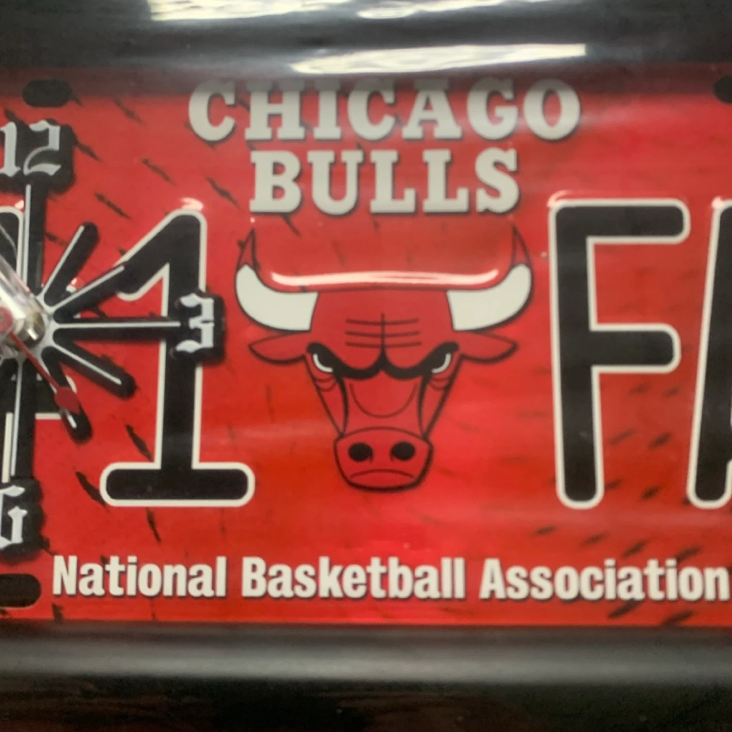Chicago Bulls "#1 Fan" Framed Clock - photo 5