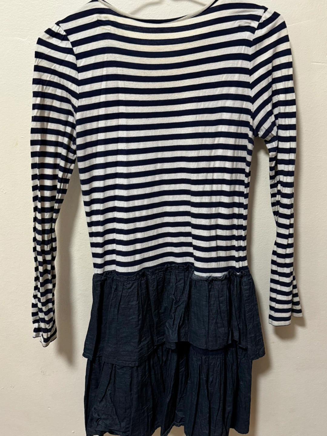 The Children’s Place: striped dress with denim ruffle skirt - photo 4