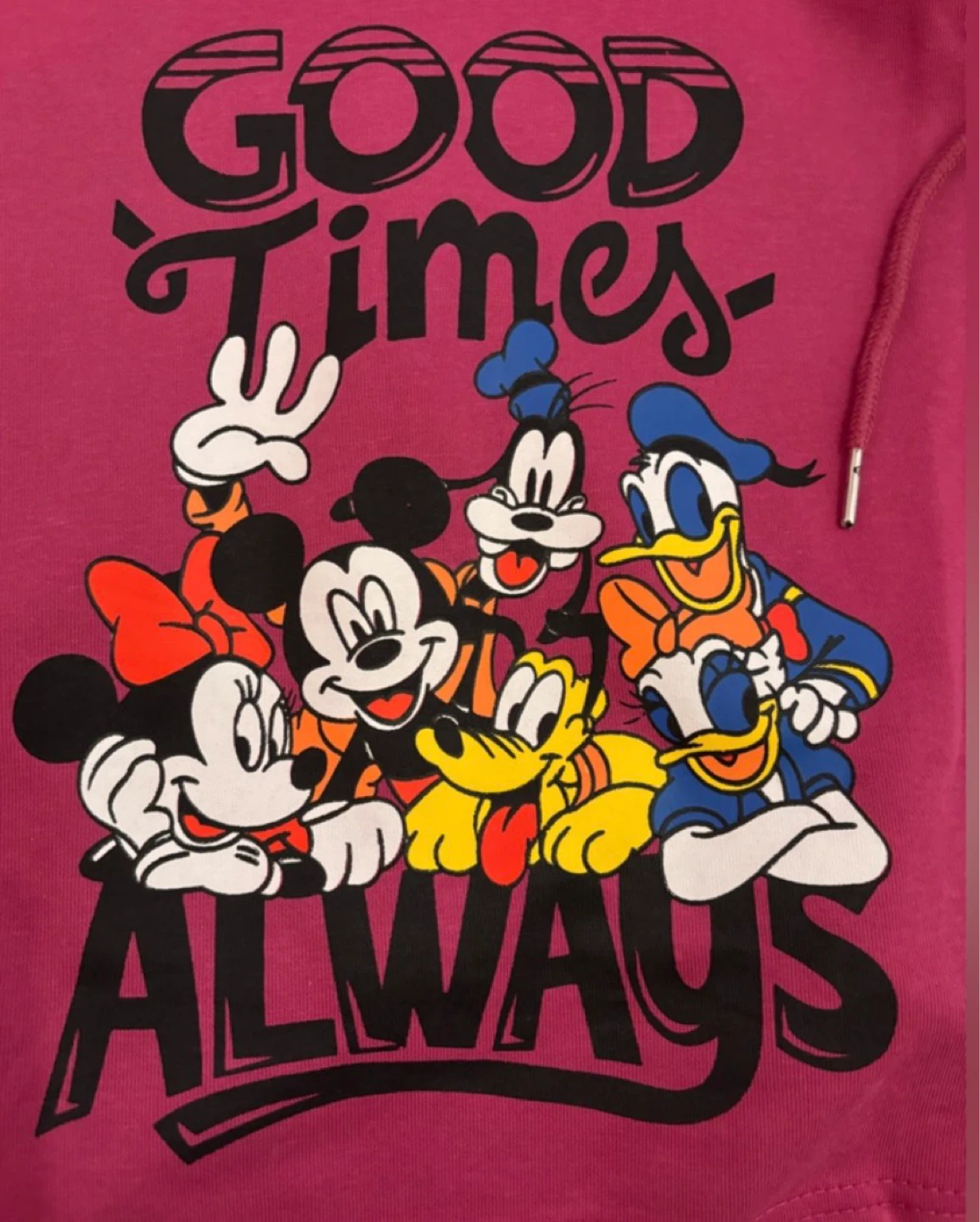 Disney Characters "Good Times Always" Cropped Hoodie - photo 3